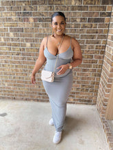 Load image into Gallery viewer, Hug Me Tight Dress- Gray
